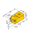 Turck BI15U-Q20-AP6X2 (1608800) inductive sensor 68 x 40 x 20mm, 15mm flush, PNP NO, 2m cable