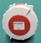 MENNEKES 234A Panel mounted socket, 32A 4 pole, 400V, IP67, red (clearance)