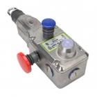 IDEM 144019A GLS-SS M20 3NC 1NO E stop & 24VDC LED, Guardian Line rope pull switch, stainless steel