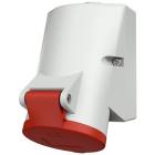 MENNEKES 111 Wall mounted socket, 16A 5 pole, 400V, IP44, red (clearance)