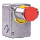 IDEM 232013 ESL-SS(P) 4NC M20 Emergency stop switch, stainless steel with shroud