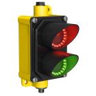 Banner SP250GRPQ (11712) Signal light, 2 indicator daylight visible, Green & Red, PNP, M12 plug, IP65