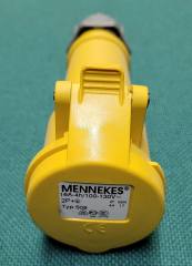 MENNEKES 509 Connector AM-TOP, 16A 2P+E 3 pin,110V, IP44, yellow (clearance)