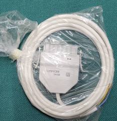 Flex7 FL375PVC3/W Standard 3-core luminaire lead, 0.75mm cable, 3m, white plug (clearance)