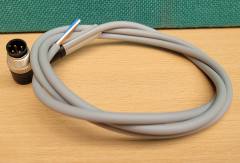 Pepperl-Fuchs V1S-W-1M-PUR (227749) M12 4-pin male right-angle, 1m PUR cable (clearance)