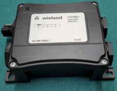 Wieland 99.906.0000.7 RST20I3B 3P1 F VG SW distributor, parallel connection 3 pole, 1 in - 3 out, black (clearance)