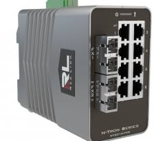 Red Lion NT-5010-FX2-SC80 10-port Gigabit Managed Industrial Ethernet Switch  8xRJ45 2xSC 80km