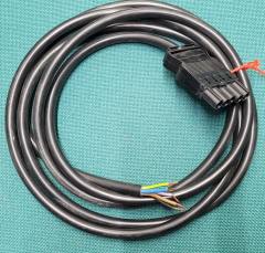 Wieland 92.257.3004.1 cable assembly GST18i5 pole lead, 3m 5x1.5mm, PVC male-to-free end