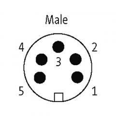 Murrelektronik 7000-78081-0000000 connector, 7/8