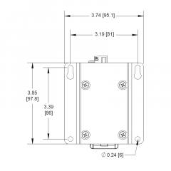 Red Lion NT-CPMA-03-00000 NT5000 Panel mount kit, Type A (Wide ...