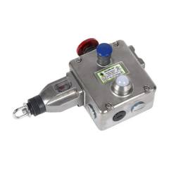 IDEM 145009AS GLHR-SS 4NC 2NO M20 E-Stop & Steady LED 24V, Guardian line heavy duty safety rope pull switch