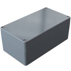 Rose 01122209 diecast aluminium enclosure, IP65, painted grey, 220x120x90mm (clearance)