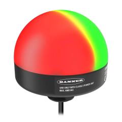 Banner K90PLRGB7QP (3810862) 90mm diameter, LED 7-color RGB indicator, 150mm pigtail with M12 5-pin plug