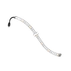 Banner WLF12XW1200S24QP (815858) flexible LED strip, daylight white, clear, 1200mm, M12 plug