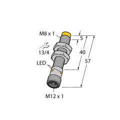 Turck NI6U-EG08-AP6X-H1341 (4635802) inductive sensor M8, 6mm non-flush, PNP NO, M12 plug, stainless steel