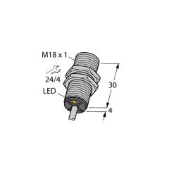 Turck BI5-G18-Y1X (40150) inductive sensor M18, 5mm flush, NAMUR, 2m cable, chrome-plated brass