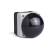 EMAS P1C300M72H Black 72mm dia palm button, NO, grey/black control box