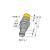 Turck NI12U-M18-AP6X-H1141 (1645140) inductive sensor M18, 12mm non-flush, PNP NO, M12 plug, chrome-plated brass