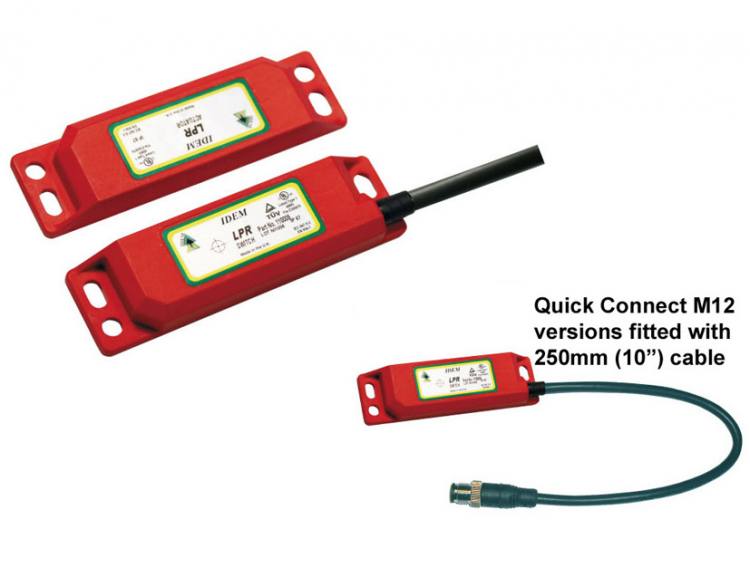 IDEM 110012 LPR, M12 plug '2NC' Magnetic safety switch | Seltec Online ...